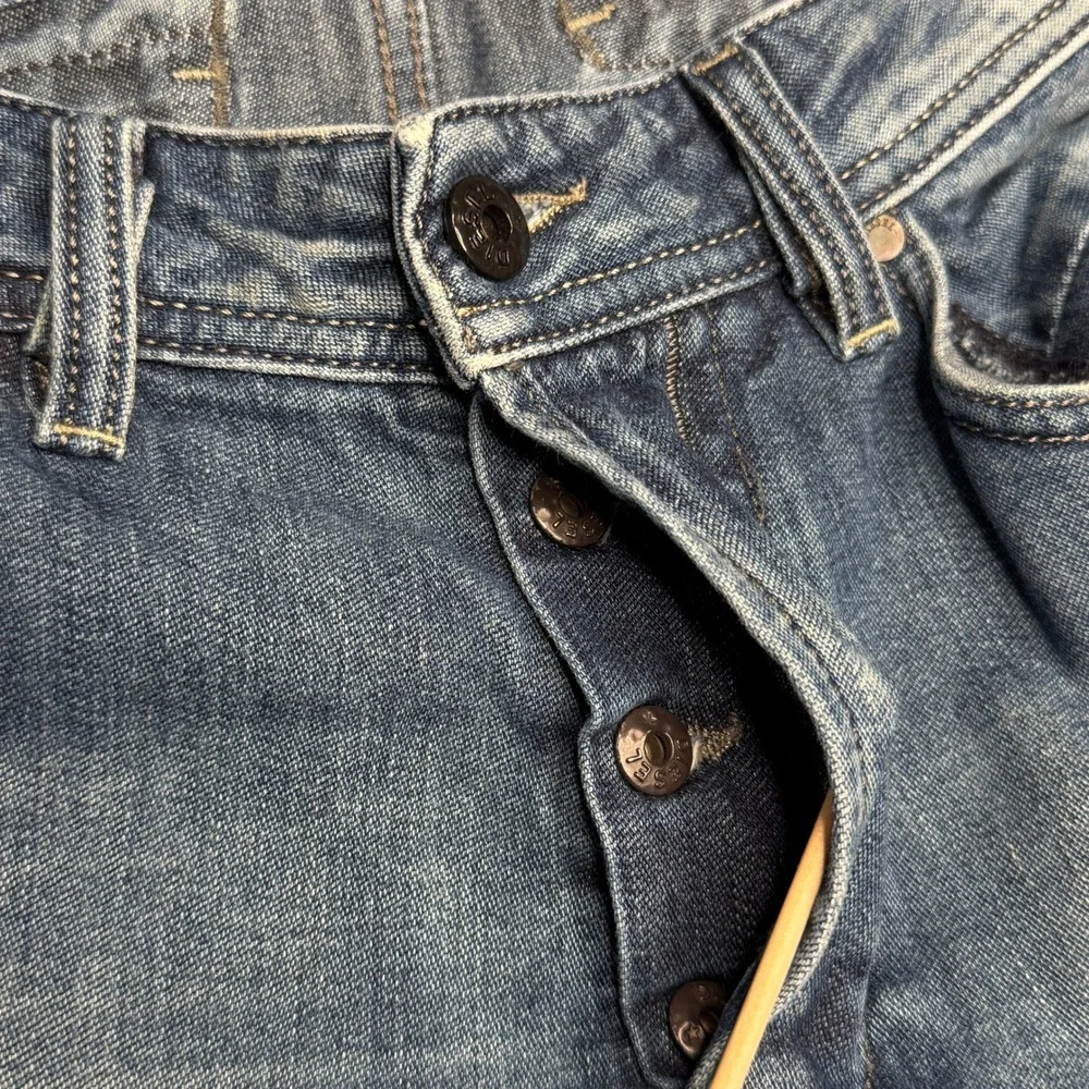 Diesel Belther Jeans Mens 32x32 Blue Regular Slim Tapered Distressed 0839K